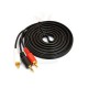 CABLE 2X1 NEGRO 3 METROS