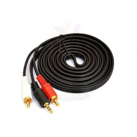 CABLE 2X1 NEGRO 3 METROS